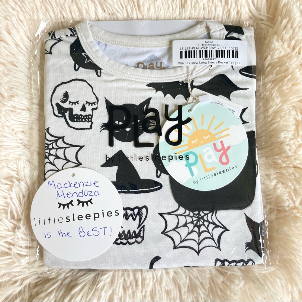 Little Sleepies Witches Brew Pocket Tee 2T NWT